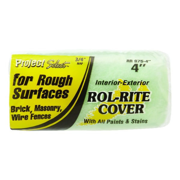 Linzer Linzer Rol-Rite Polyester 4 in. W X 3/4 in. Trim Paint Roller Cover 1 pk RR975-4 - main